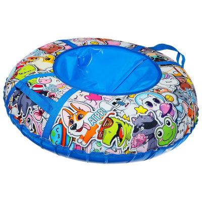 Тюбинг–ватрушка Стикер с LED-подсветкой 100 см Winter Star 9408930 01